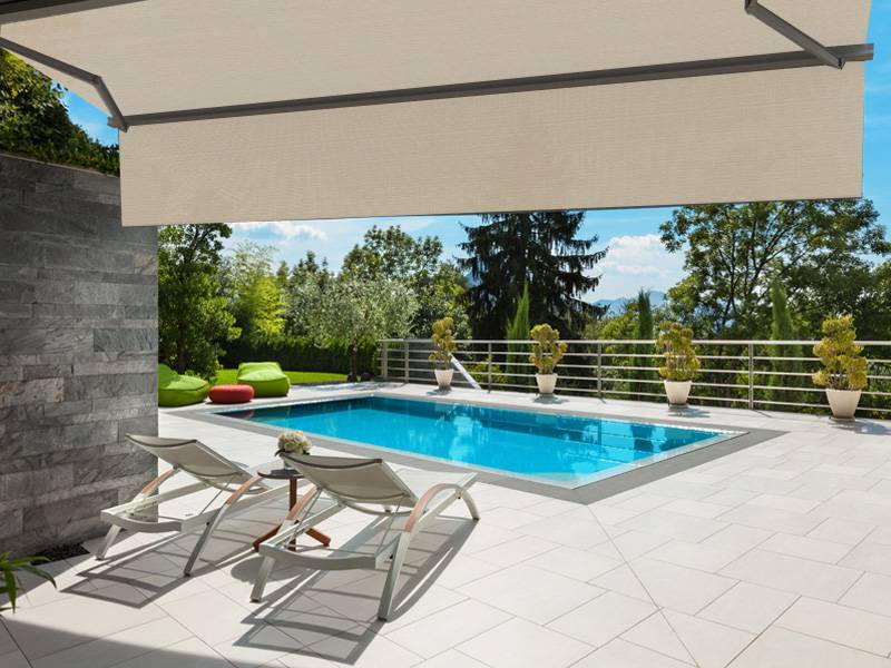 Installation de store banne coffre à Bruges (33) – Modèle 3 x 3m70 et prix de la réalisation.